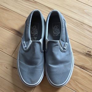 Womens 6.5 or mens 5 Grey vans.